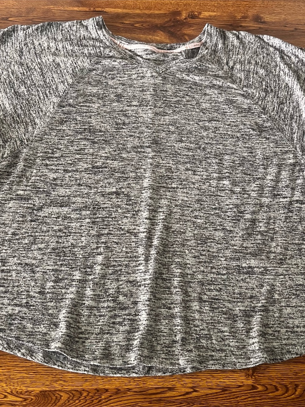 Womens Plus Size Calvin Klein Performance Grey Heathered Pullover Top